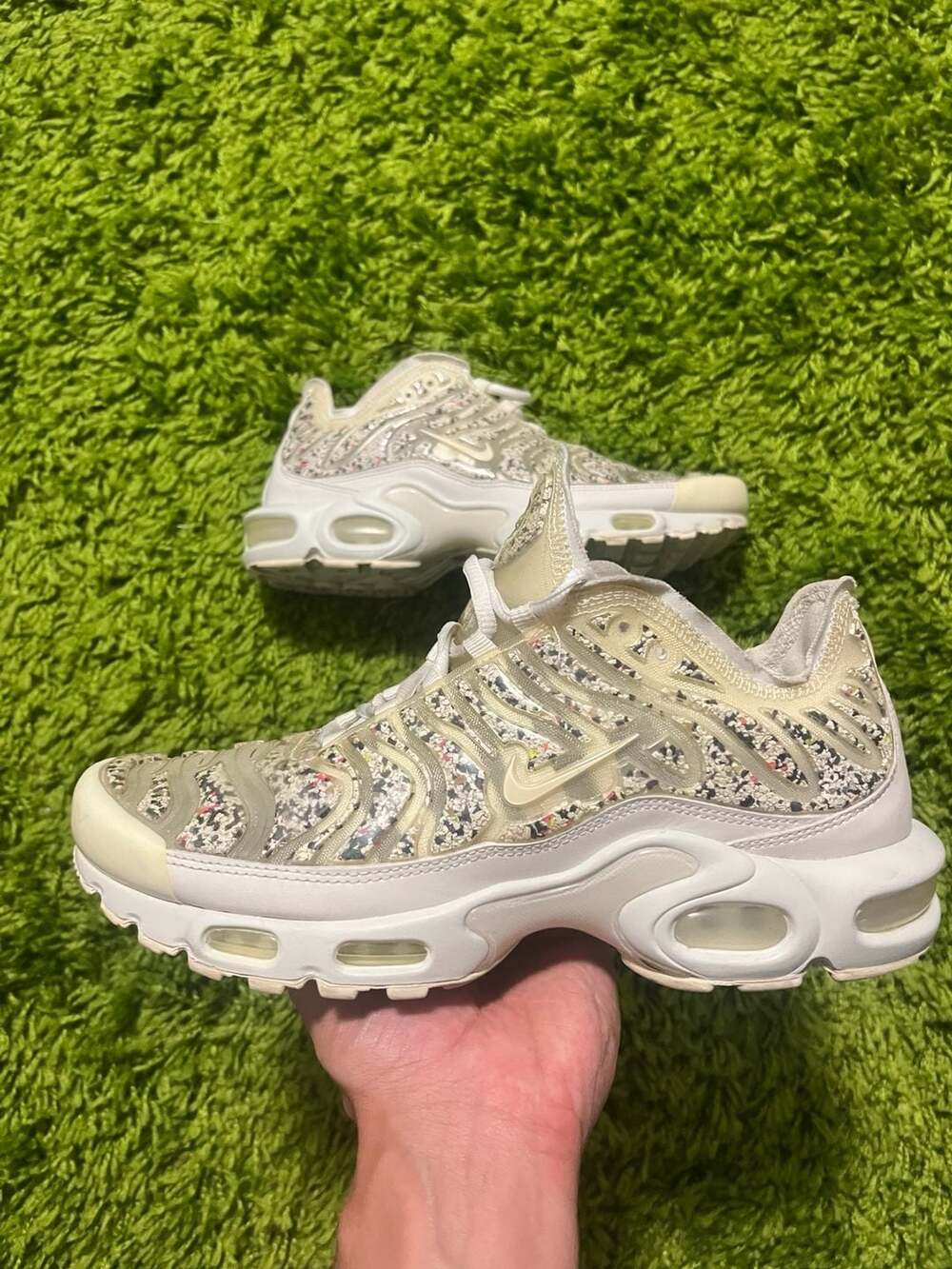 Nike Women's Air Max Plus LX Phantom/Phantom-Black Sneakers